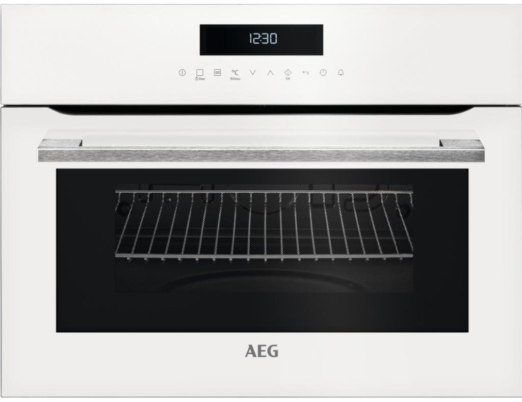 Horno microondas compacto AEG KMK721000W - Blanco, Grill 1900W