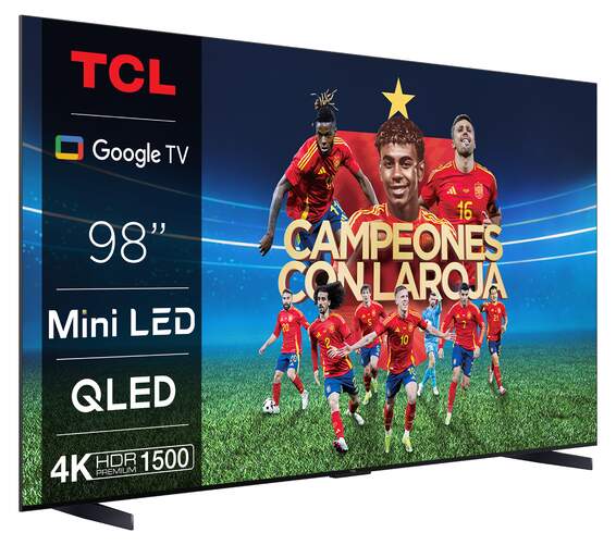 TV TCL 98" 98C805 - Ultra HD, MiniLED, QLED, Google TV, 144 Hz