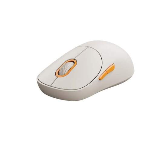 Ratón Xiaomi Inalámbrico Mouse 3 - 2.4 GHz, MacOS, Windows 10, Blanco, Amarillo