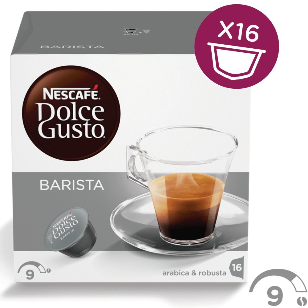 Cápsulas Dolce Gusto Espresso Barista - 16 Cápsulas,