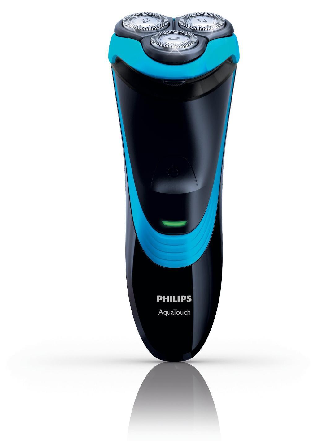 Afeitadora Philips Nivea Aquatouch AT 750 - Seco y húmedo, Recargable, Cabezales flex, 40 min