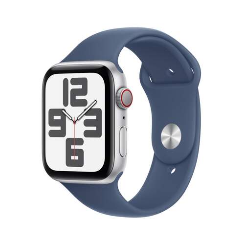 Smartwatch Apple SE - GPS+Cellular, 44 mm, Talla M/L, Aluminio, Plata, Azul