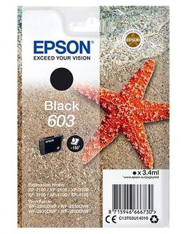 TINTA EPSON 603 NEGRO C13T03U14010