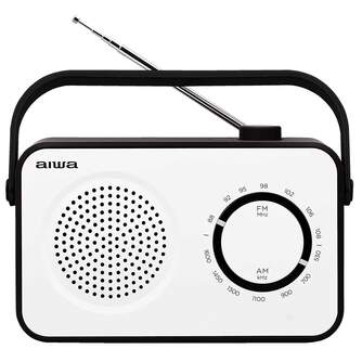 RADIO PORTATIL AIWA R190BW AM/FM ALTAVOZ 4%%%quot; BLANCO