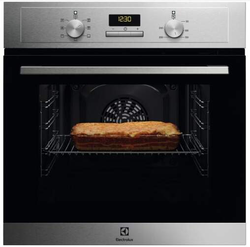 Horno Electrolux EOH3H00BX - 65 litros, Multi Aqua, Display, Inox