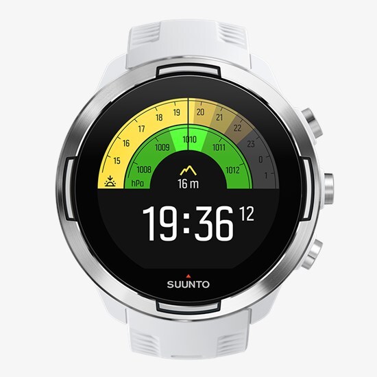 Suunto 9 Baro White - 80 Deportes, Zafiro Táctil