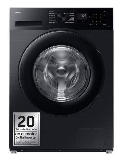 Lavadora Samsung WW11DG5B25ABEC - 11 kg, Clase A -10%, 1400 rpm, Negro