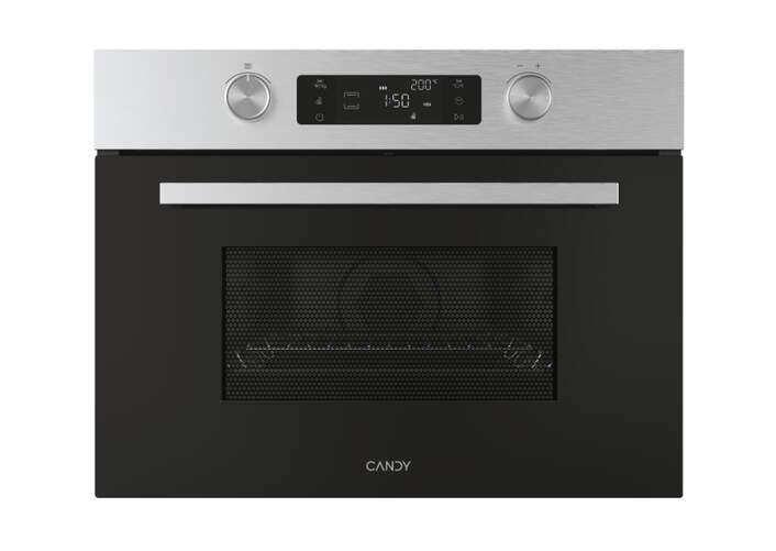 Horno Compacto Candy CA4MWNBB6N - 44 L, Grill 1750 W, 5 Potencia, Negro, Inox