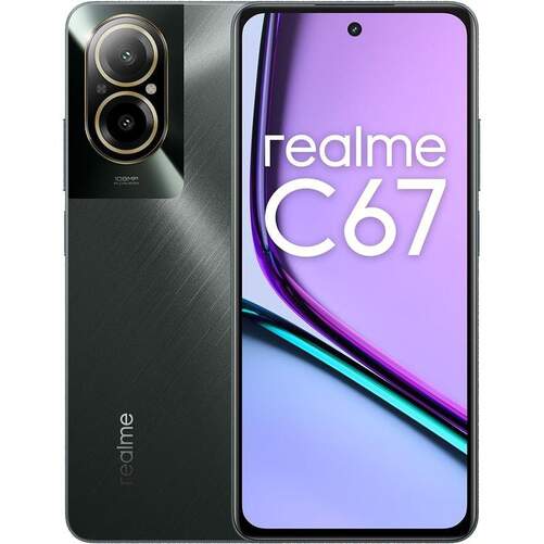 Realme C67 - 8/256 GB, 6&#39;72", Black Rock