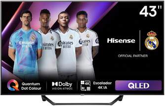 TV HISENSE 43%%%quot; 43A7NQ QLED UHD SMART TV HDR10 