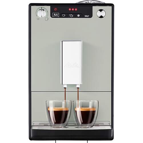 Cafetera Automática Melitta E950-877 Solo Sandy Grey - 1450 W, 1,2 L, Espresso automática, Inox