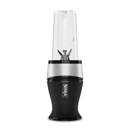 Batidora Vaso Ninja QB3001EUS Smoothies - 700W, 2 Vasos 470ml, Picahielos, Negro y Plata