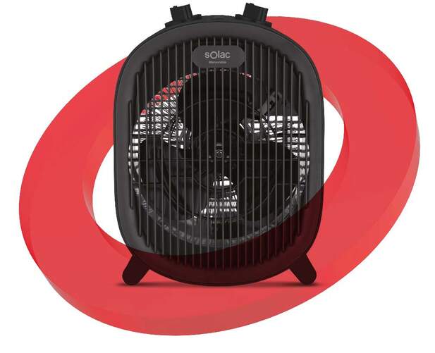 Calefactor Solac TV8436 - 2000 W, Negro