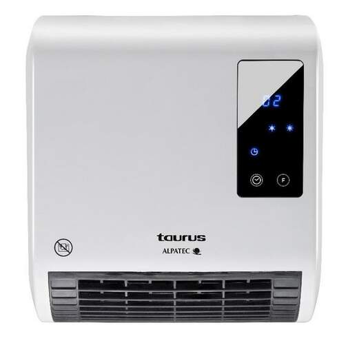 Calefactor Taurus RCMB231 - Para Pared, IP22, 2000 W, Blanco