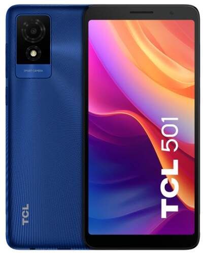 TCL 501 T433D 2/32 GB Azul - 6", Helio G36, Android 14 Go Edition, 3000 mAh, 5 MP