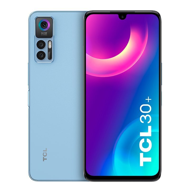 TCL 30+ 4/128 GB Azul - 6.7", MediaTek G37 Octa-core