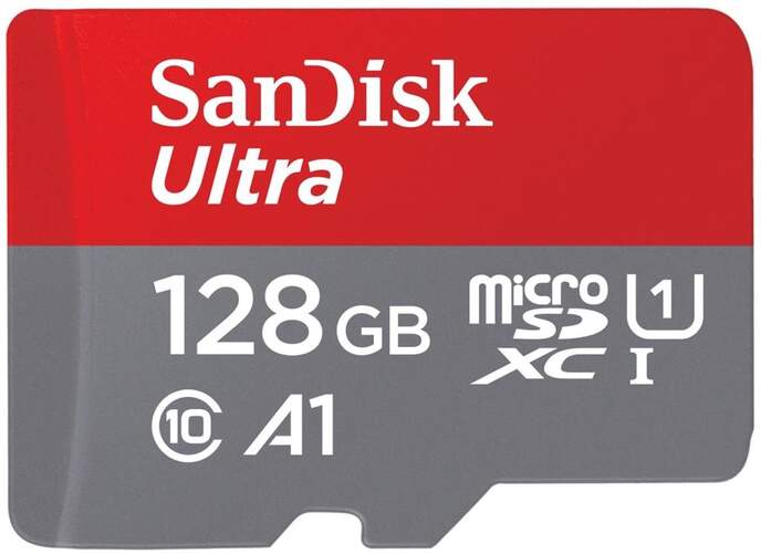 Tarjeta de memoria MicroSD SanDisk Extreme Ultra 128 GB - Hasta 160 MB/s