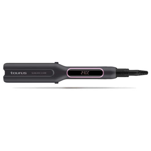 Plancha de pelo Taurus Slimlook 3 Care Quera-Turm - 70 V, 6 niveles, Revestimiento Cerámico, Negro