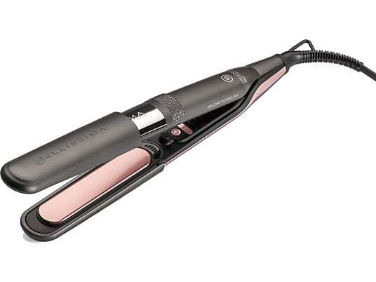 Plancha de pelo Bellissima Creativity Multistyle - Todo tipo de cabello, Hasta 230º, Negro, Rosa