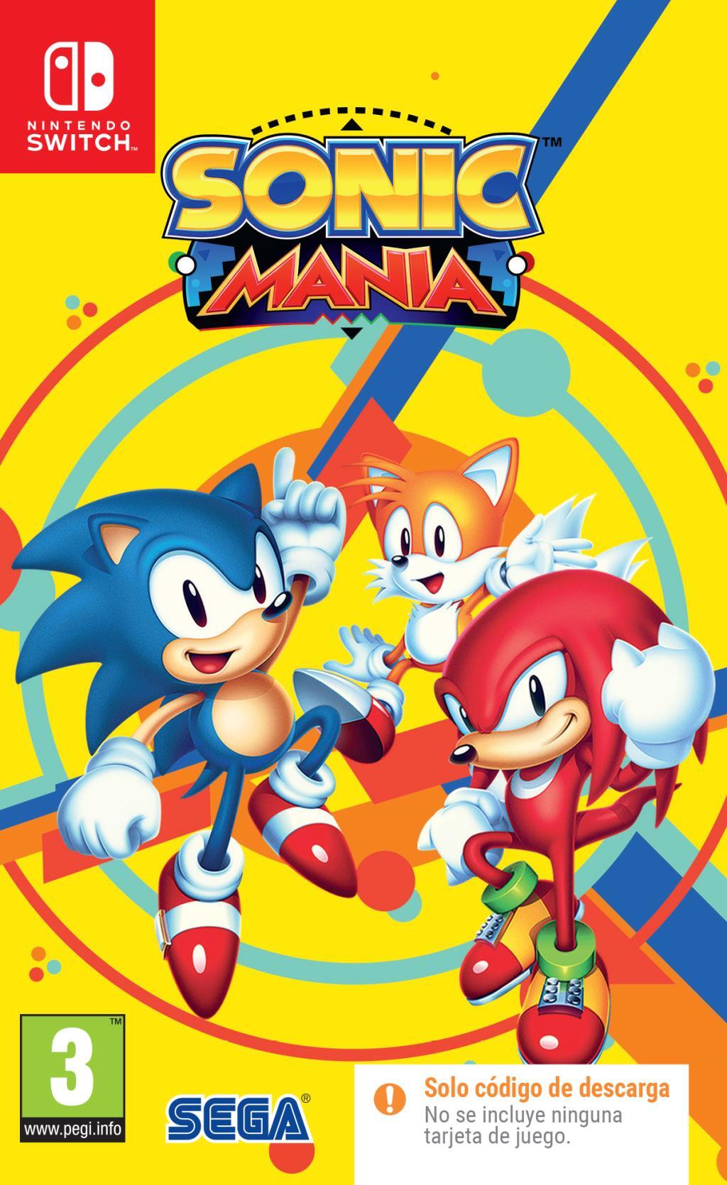 Sonic Mania para Nintendo Switch | Código Digital | Mi Electro