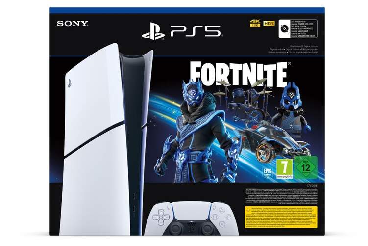 Consola Sony PS5 Chasis D Digital + Fortnite