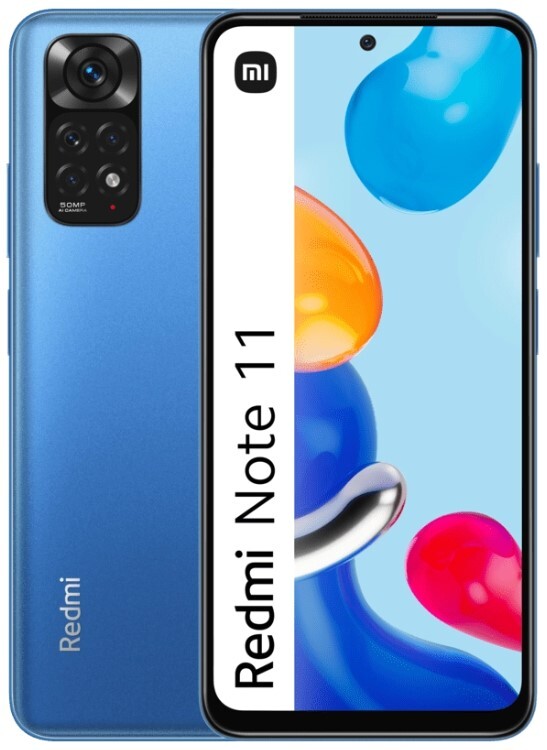 Xiaomi Redmi Note 11 4/128GB T. Azul - 6.43" FHD+ 90Hz, Snapdragon 680