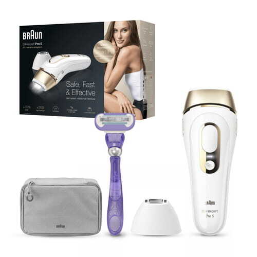 Depiladora Luz Pulsada Braun Silk Expert 5 PL5117 - IPL, Cuerpo y Zonas Delicadas