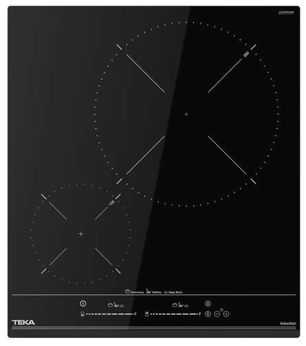 Placa de inducción Teka IZC42400MSP 112510023 - 2 zonas, 45 cm, 3600 W, negro