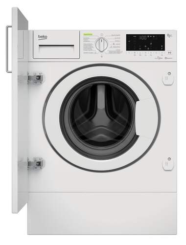 Lavasecadora Integrable Beko HITV8734B0BTR - Clase D, Lava 8kg, Seca5kg, 1400r, Vapor, HygieneShield