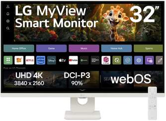 MONITOR LG 32%%%quot; 32SR73U 4K ALTAVOCES BLANCO