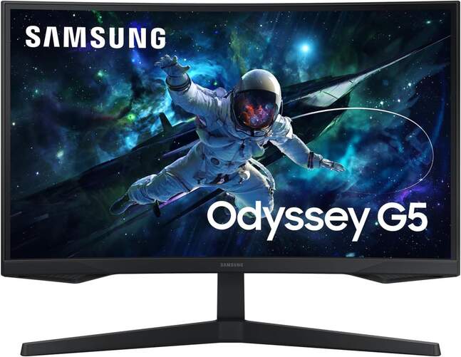 Monitor Samsung 27" LS27CG552EUXEN - QHD, 165 Hz, Monitor Curvo, pantalla VA, 1 ms