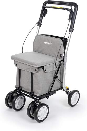 Carrito de la compra Carlett Comfort - Gris luna