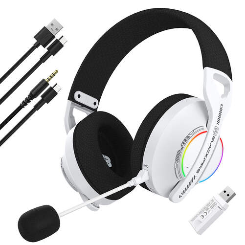 Auriculares Blackfire BFX-W100 Pro - Gaming Dual Wireless para PlayStation 5, Blancos