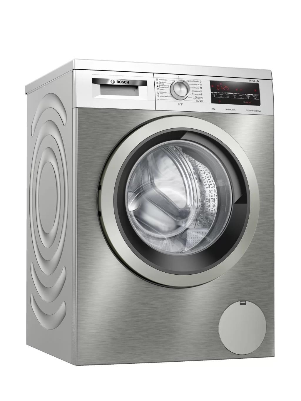 Lavadora Bosch WUU28T6XES - Clase C, 8kg