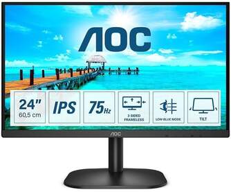 MONITOR AOC 23,8%%%quot;24B2XDA FHD/IPS/HDMI/75HZ ALTAV.