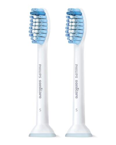 Recambio dental Philips HX6052 Sonicare Sensitive - Cerdas Ultrasuaves, 31.000 movimientos, pack 2