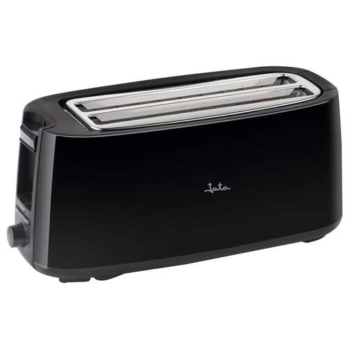 Tostadora Jata JETT1585 - 2 ranuras largas, 1400 W, Negro