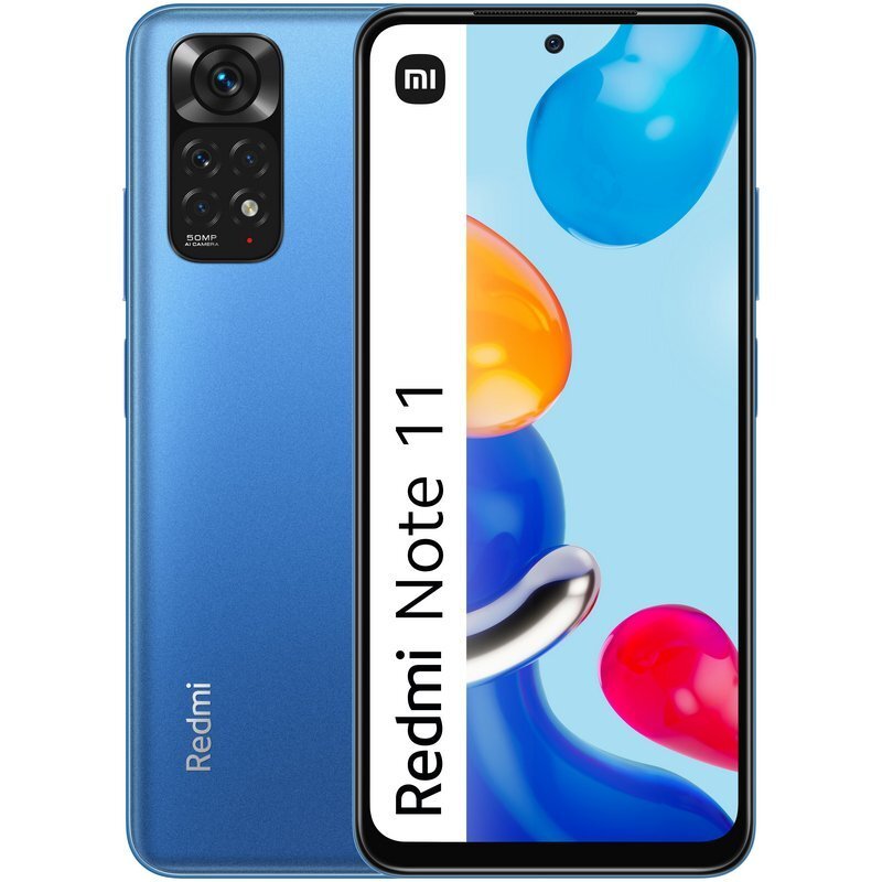 Xiaomi Redmi Note 11 4/64GB Azul - 6.43" FHD+ 90Hz, Snapdragon 680