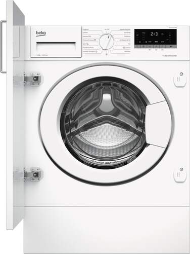 Lavadora Integrable Beko WITV8712XW0R - 8 kg, 1400 rpm, Clase C, 67 dB, 15 programas