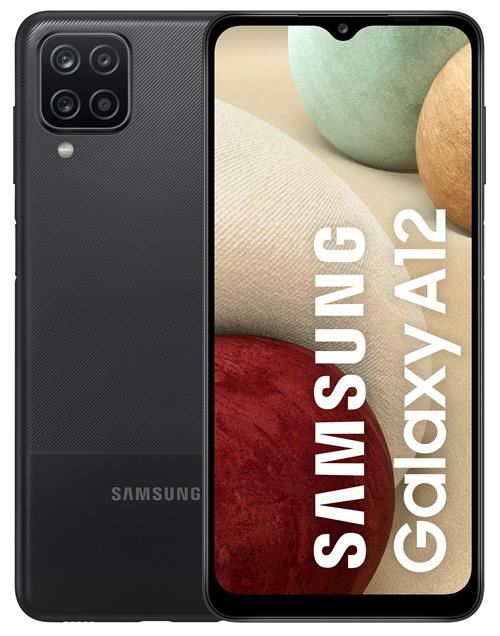 Samsung Galaxy A12 64GB Negro - 6.5"HD+, 4GB