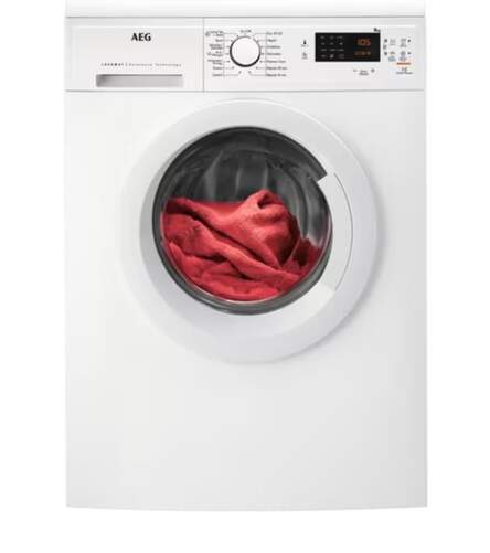 Lavadora AEG LFA5I82WRE - 8 kg, Clase A, 1200 rpm, Tapa extraíble, Blanca